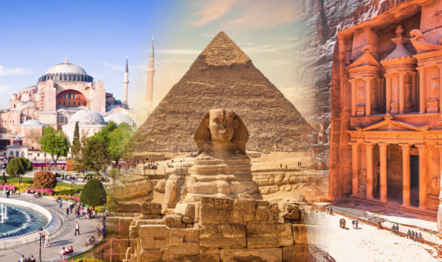 Egipto, Jordania y Turquía